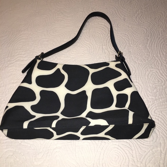 Black and cream animal print Preston & York shoulder bag - Picture 1 of 4